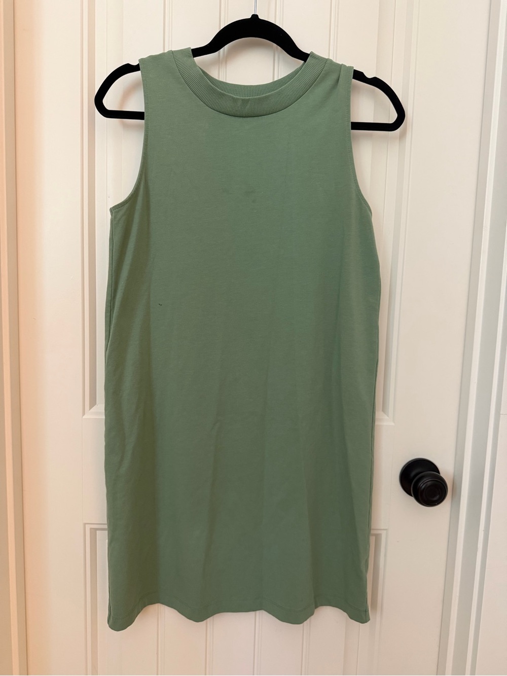 a new day Sage Green Sleeveless Shift Dress